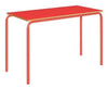 Steel Frame Blue Table FLASH SALE-Classroom Furniture,Classroom Table,Metalliform,Rectangular,Table,Wellbeing Furniture-Learning SPACE