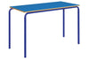 Steel Frame Blue Table FLASH SALE-Classroom Furniture,Classroom Table,Metalliform,Rectangular,Table,Wellbeing Furniture-Learning SPACE