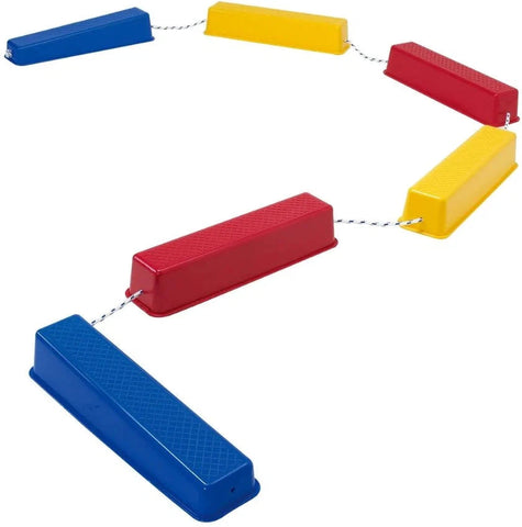 Step-A-Logs Pk6 - Help develop balance and proprioceptive skills-Active Games,Additional Need,Balancing Equipment,Calmer Classrooms,Dyspraxia,EDX,Exercise,Games & Toys,Gross Motor and Balance Skills,Movement Breaks,Playground Equipment,Proprioceptive,Sensory Garden,Stock-Learning SPACE