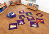 Storytime 32 Interactive Carpet Tiles with holdall, Learning SPACE