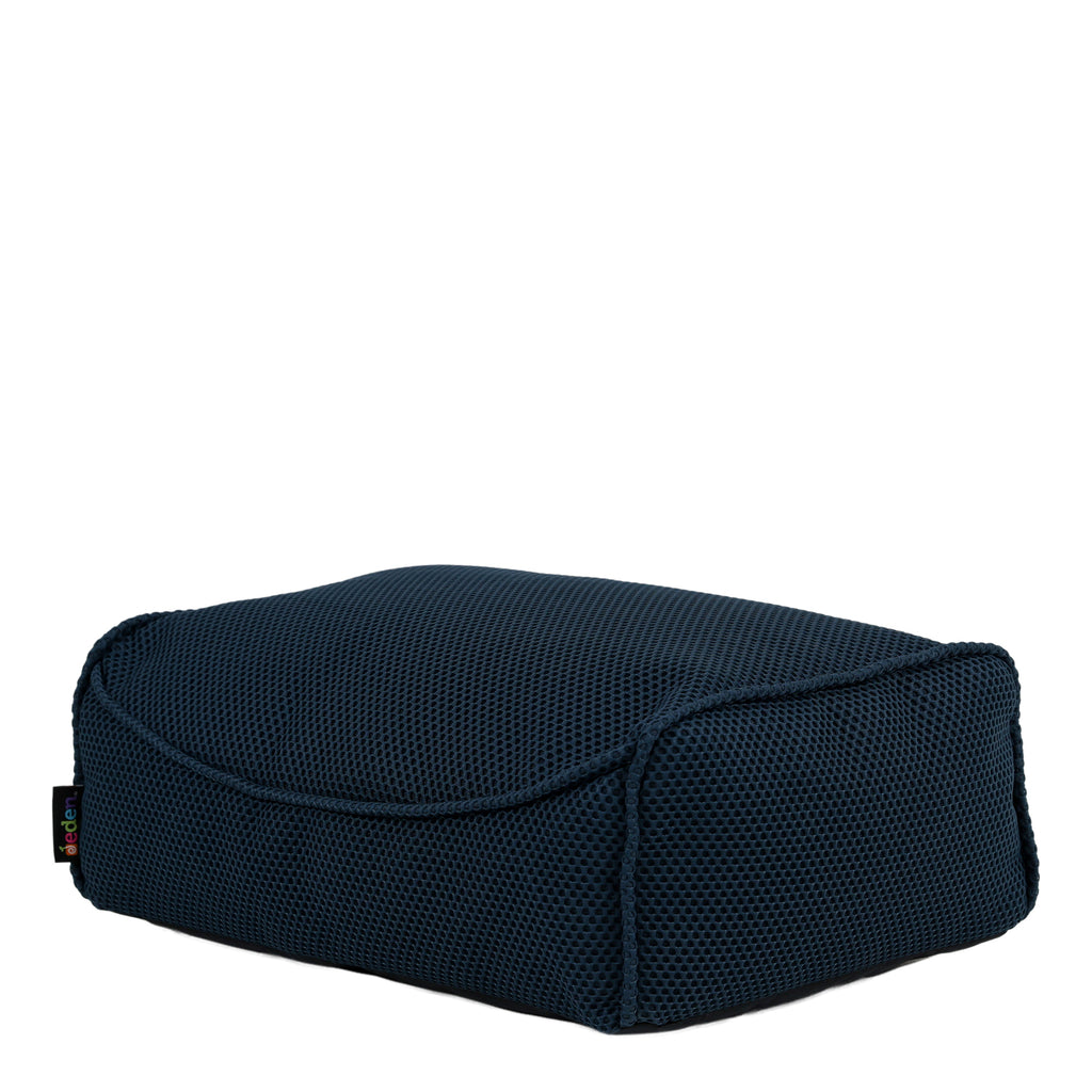 Study Footstool Bean Bag – Tech Mesh, Navy Learning SPACE