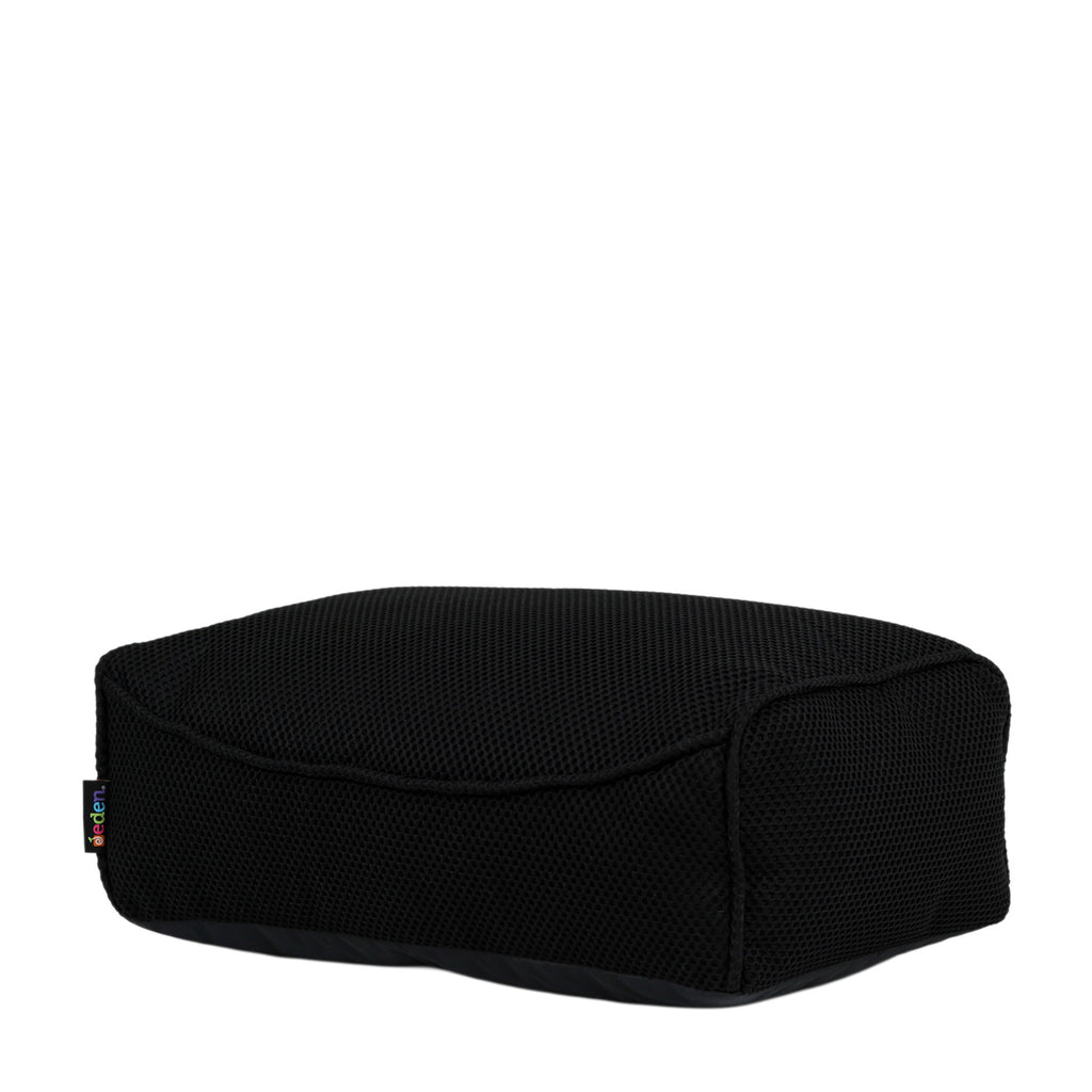 Study Footstool Bean Bag – Tech Mesh, Black Learning SPACE