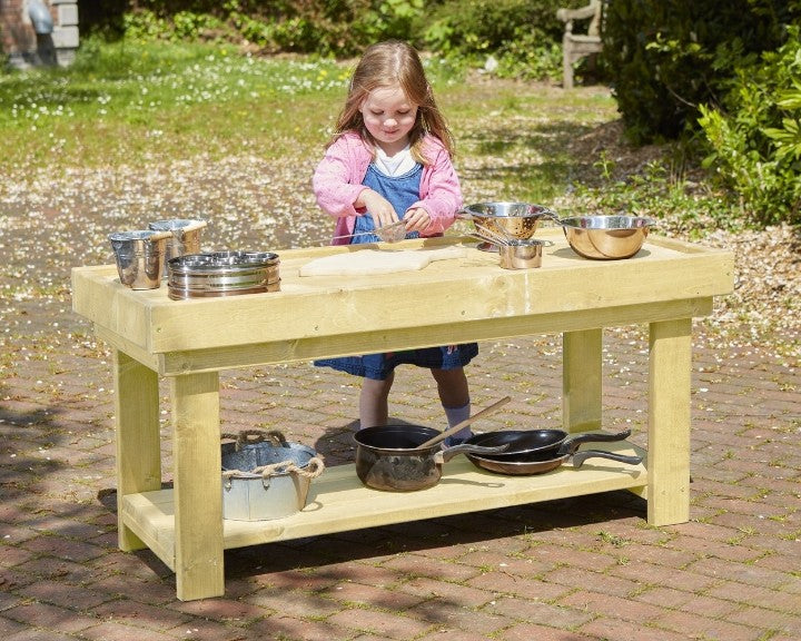 Sturdy Wooden Work Table, Learning SPACE
