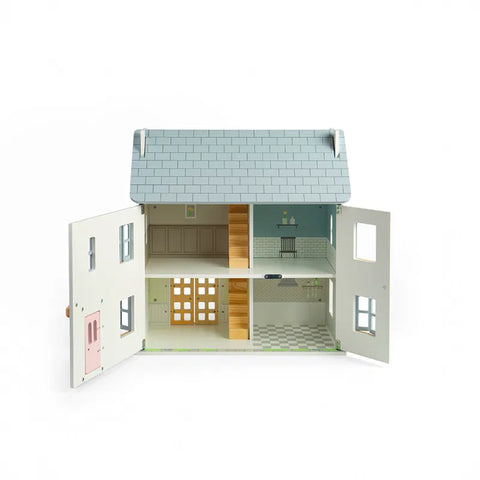 Summer Cottage Doll's House-Dolls & Doll Houses,Dropship,Games & Toys,Gifts For 3-5 Years Old,Imaginative Play,Small World,Stock,Tidlo Toys-Learning SPACE