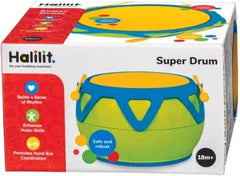 Super Drum - Children's Musical Instrument-AllSensory,Baby & Toddler Gifts,Baby Cause & Effect Toys,Baby Musical Toys,Baby Sensory Toys,Drums,Early Years Musical Toys,Gifts For 1 Year Olds,Halilit Toys,Music,Sound,Sound Equipment,Stock-Learning SPACE