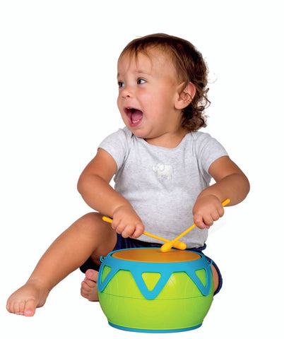 Super Drum - Children's Musical Instrument-AllSensory,Baby & Toddler Gifts,Baby Cause & Effect Toys,Baby Musical Toys,Baby Sensory Toys,Drums,Early Years Musical Toys,Gifts For 1 Year Olds,Halilit Toys,Music,Sound,Sound Equipment,Stock-Learning SPACE