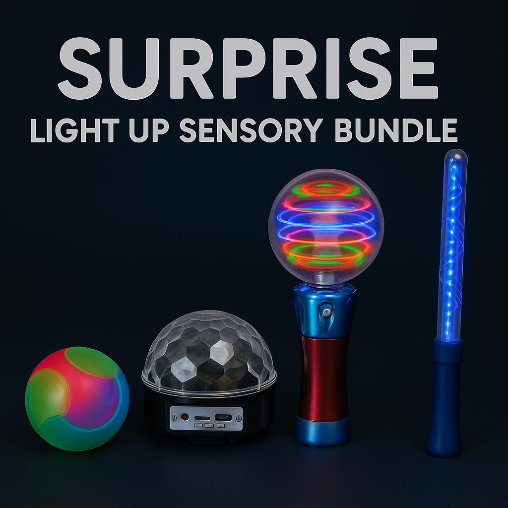 Surprise Light Up Sensory Box – A Calming, Visual Sensory Tool for Home and School-Sensory toy-AllSensory,Calmer Classrooms,Calming & Anxiety,Classroom Packs,Den Accessories,excell2,Helps With,Sensory,sensory activity,Sensory Boxes,Sensory Dens,Sensory Light Up Toys,Sensory Processing Disorder,Toys for Anxiety,Visual Sensory Toys-Learning SPACE