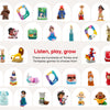 TONIES Rabbit & Bear Audio Classic Tonie Character, Learning SPACE