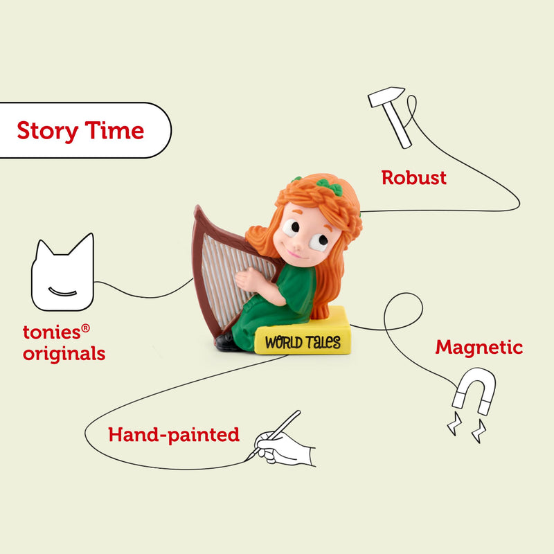 TONIES Worldwide Tales - Irish Tales Audio Classic Tonie Character, Learning SPACE