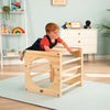 TP Active-Tots Wooden Climbing Cube With Easel Accessory (UK Mainland Only), Learning SPACE