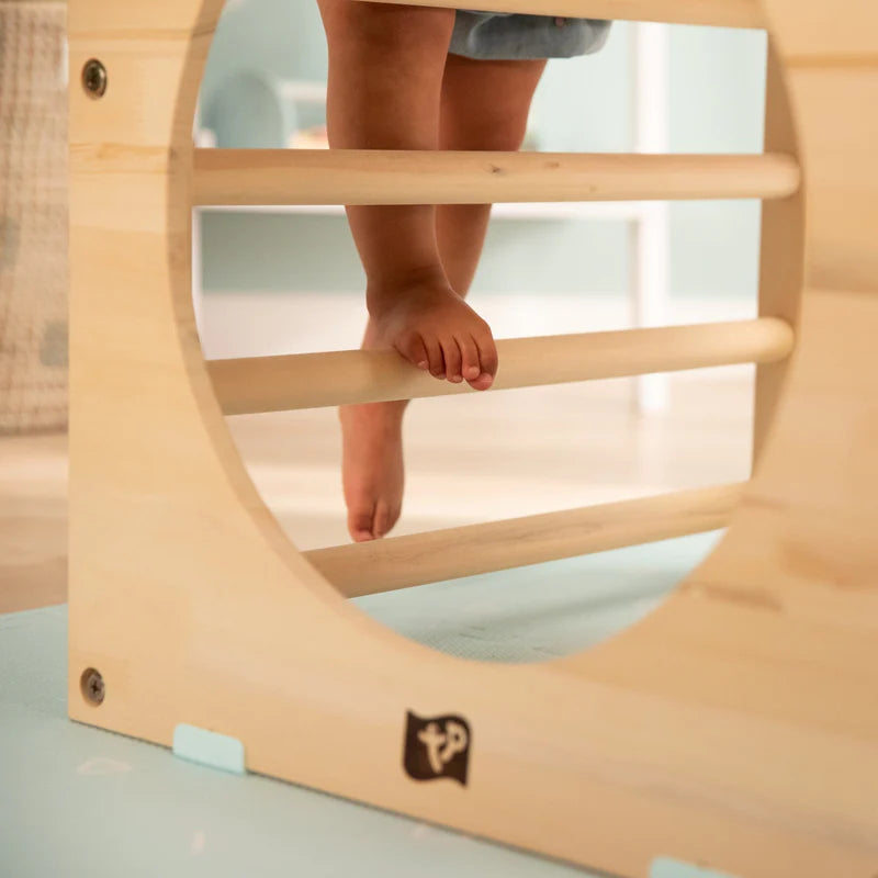 TP Active-Tots Wooden Climbing Cube With Easel Accessory (UK Mainland Only), Learning SPACE