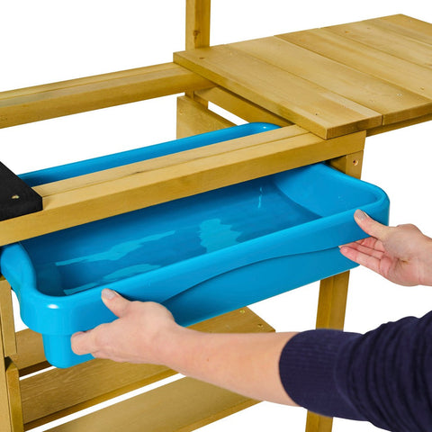 TP Deluxe Wooden Mud Kitchen-Forest School & Outdoor Garden Equipment,Imaginative Play,Kitchens & Shops & School,Messy Play,Mud Kitchen,Outdoor Sand & Water Play,Playground Equipment,Stock,TP Toys,Water & Sand Toys-Learning SPACE