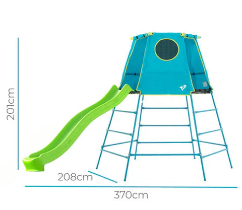 TP Explorer Metal Climbing Frame - Blue Edition (UK Mainland Only)-Dropship,Outdoor Climbing Frames,Outdoor Play,Outdoor Playhouse,Outdoor Swings,TP Toys-Learning SPACE