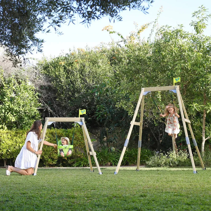 TP Forest Acorn Growable Wooden Swing Set (UK Mainland Only), Learning SPACE