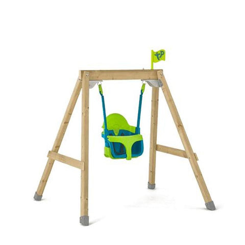 TP Forest Acorn Growable Wooden Swing Set With Quadpod (UK Mainland Only), Learning SPACE
