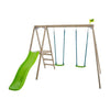 TP Forest Multiplay Double Wooden Swing Set & Slide (UK Mainland Only)-Dropship,Outdoor Slides,Outdoor Swings,swing,TP Toys,UPOUAWEH7561-Learning SPACE