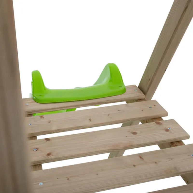 TP Forest Multiplay Single Wooden Swing Set & Slide (UK Mainland Only), Learning SPACE
