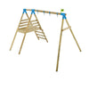TP Knightswood Double Wooden Swing & Slide Set (UK Mainland Only), Learning SPACE