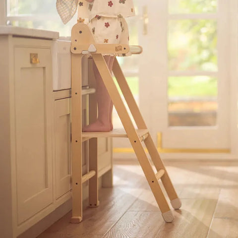 TP Step up Wooden Folding Helper Tower, Learning SPACE