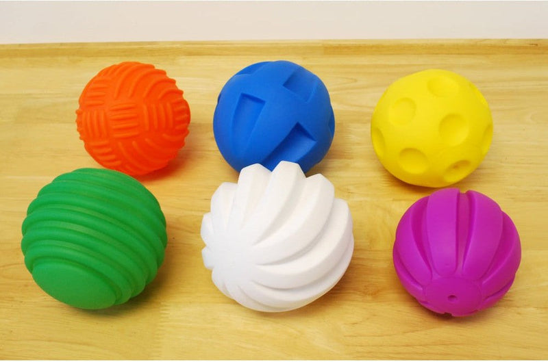 Tactile Sensory Discovery Balls – Set of 6, Learning SPACE