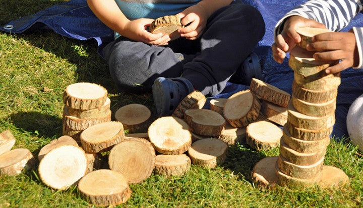 Tactile Woodland Discs – Set of 60, Learning SPACE