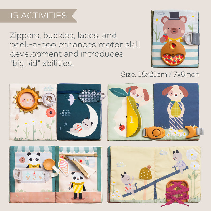 Taf Toys Fantasy Busy Book - Opposites, Learning SPACE