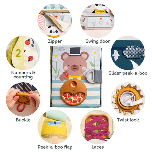Taf Toys Fantasy Busy Book - Opposites, Learning SPACE