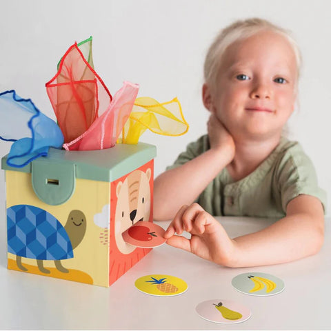 Taf Toys Magic Tissue Box - Fine Motor-Baby & Toddler Gifts,Baby Sensory Toys,Baby Toys,Calming & Anxiety,excell2,Fine Motor Skills,Games & Toys,Halilit Toys,Sensory Seeking,Visual Sensory Toys-Learning SPACE
