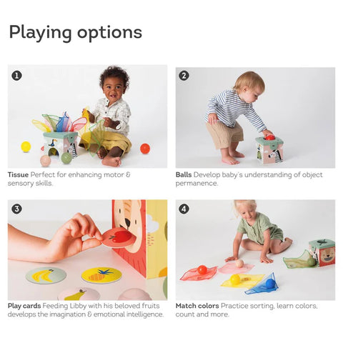 Taf Toys Magic Tissue Box - Fine Motor-Baby & Toddler Gifts,Baby Sensory Toys,Baby Toys,Calming & Anxiety,excell2,Fine Motor Skills,Games & Toys,Halilit Toys,Sensory Seeking,Visual Sensory Toys-Learning SPACE