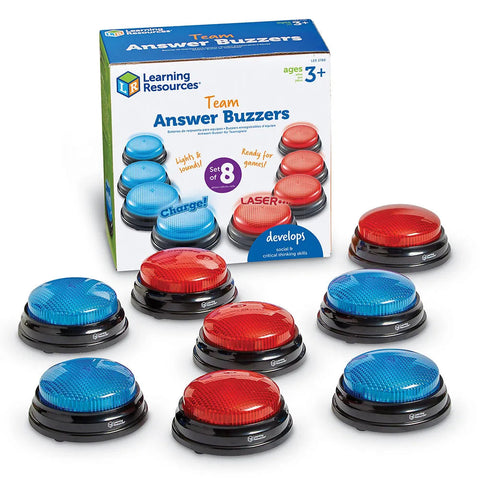 Team Quiz Game Answer Buzzers-Calmer Classrooms,Classroom Packs,Learning Resources,Talking Buttons & Buzzers-Learning SPACE