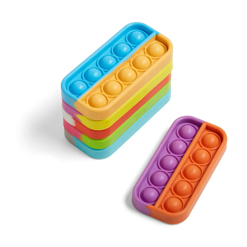 Ten-Frame Sensory Bubble Fidget Poppers (Set of 6), Learning SPACE