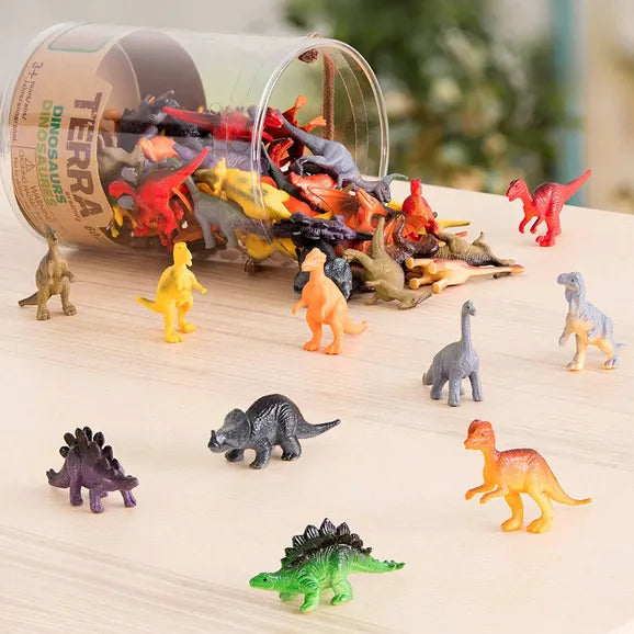 Toob tiny dinosaur toys Papo 6 Mini Dinosaurs in Tube 9705