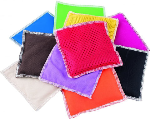 Textured Bean Bags Set of 10-Active Games,AllSensory,Calming & Anxiety,Eco Friendly,Games & Toys,Garden Game,Helps With,Primary Games & Toys,Sensory Seeking,Stimove,Stock,Tactile Toys & Books-Learning SPACE