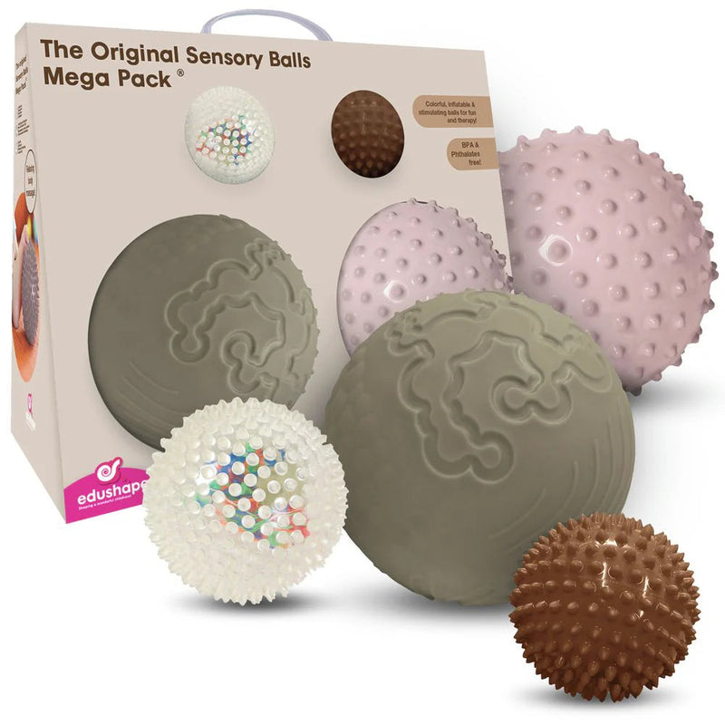 Textured Tumbles - Boho-Chic Sensory Ball Mega Pack, Learning SPACE