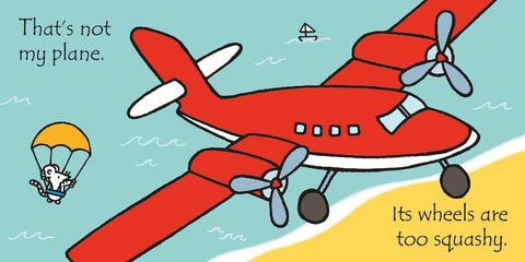 Thats not my Plane... Book-AllSensory,Baby Books & Posters,Calming & Anxiety,Cars & Transport,Early Years Literacy,Games & Toys,Helps With,Imaginative Play,Seasons,Sensory Seeking,Stock,Summer,Tactile Toys & Books,Usborne Books-Learning SPACE