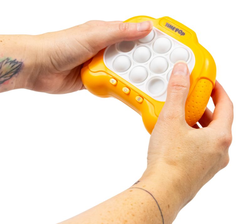 Time Pop Light Up Push Popper Game, Learning SPACE