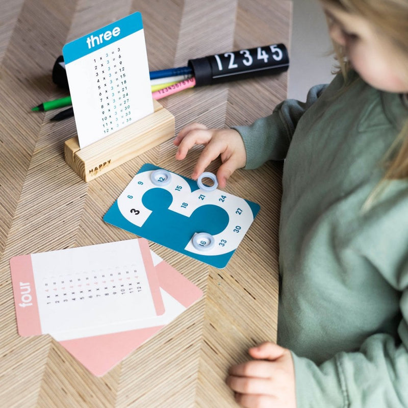 Times Tables Flashcards - Happy Little Doers, Learning SPACE
