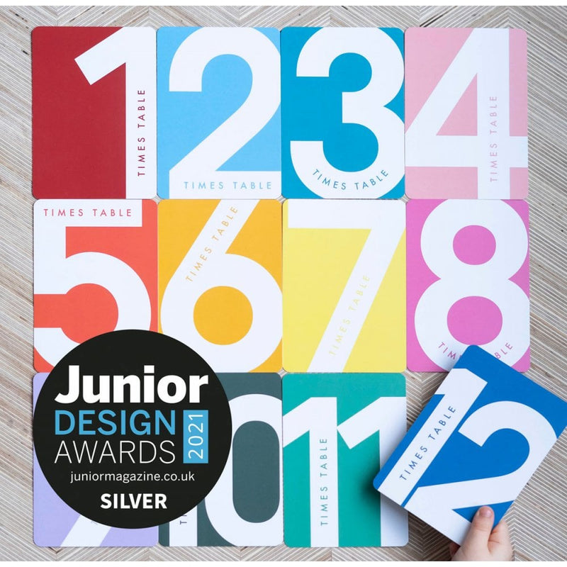 Times Tables Flashcards - Happy Little Doers, Learning SPACE