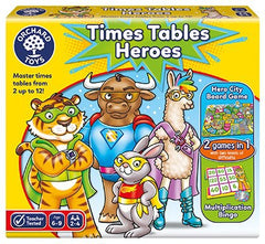 Times Tables Heroes Game-Dyscalculia,Games & Toys,Maths,Maths Toys,Multiplication & Division,Orchard Toys,Primary Games & Toys,Primary Maths,Table Top & Family Games-Learning SPACE