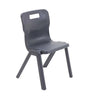 Titan Primary Years One Piece Chair - Size 3 & 4, Size 4 (Ages 8-11) Charcoal Learning SPACE