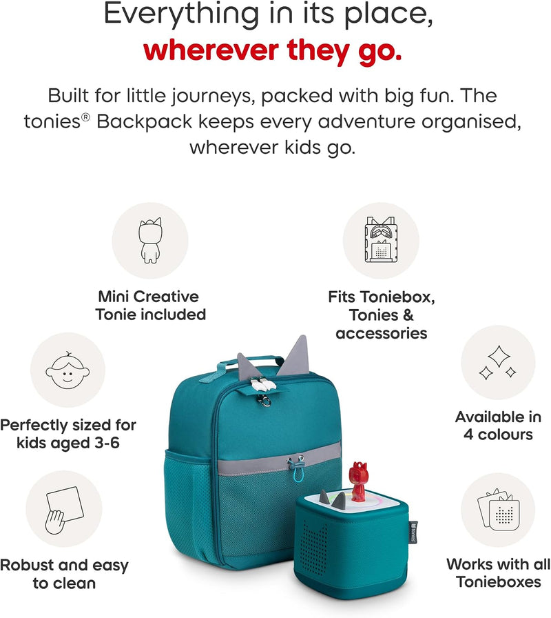 Tonies Backpack with Creative Mini, Learning SPACE