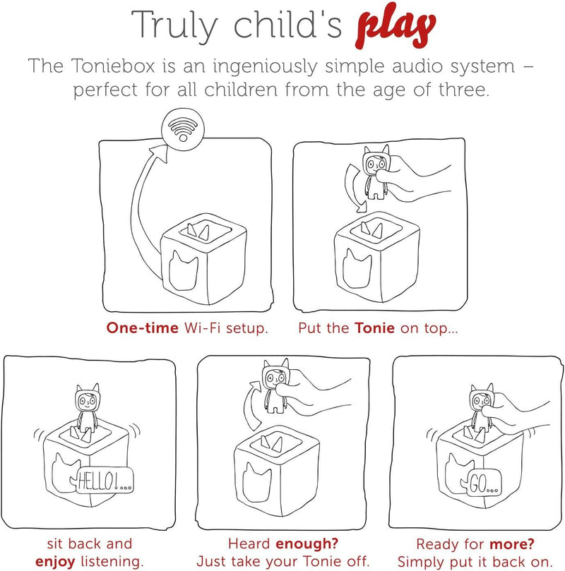 Tonies Creative-Tonie Blank, Record Your Own Songs and Stories, Learning SPACE