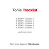 The Little Reindeer’s Christmas Wish chapter-list graphic with an approximate 194-minute running time