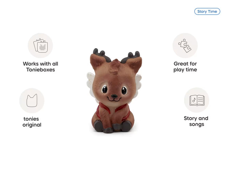 The Little Reindeer’s Christmas Wish Tonie features graphic with compatibility information