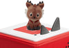 The Little Reindeer’s Christmas Wish Tonie on a red Toniebox, sold separately