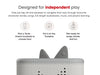 How Tonies work: choose a figure and place it on a Toniebox to listen