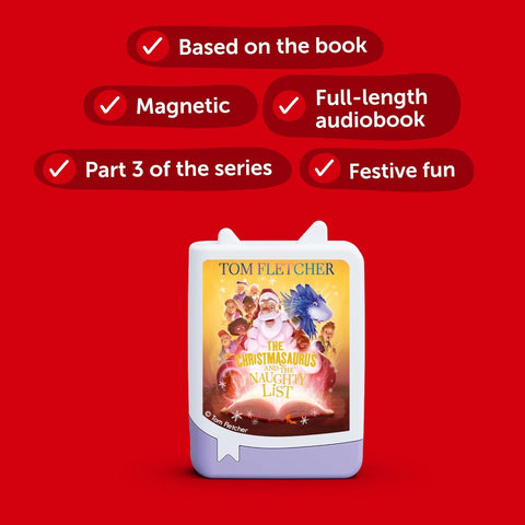 Tonies Tom Fletcher – The Christmasaurus and the Naughty List Audiobook Pocket Tonie, Learning SPACE