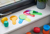 Translucent Colour Paddle Set - Pk6, Learning SPACE