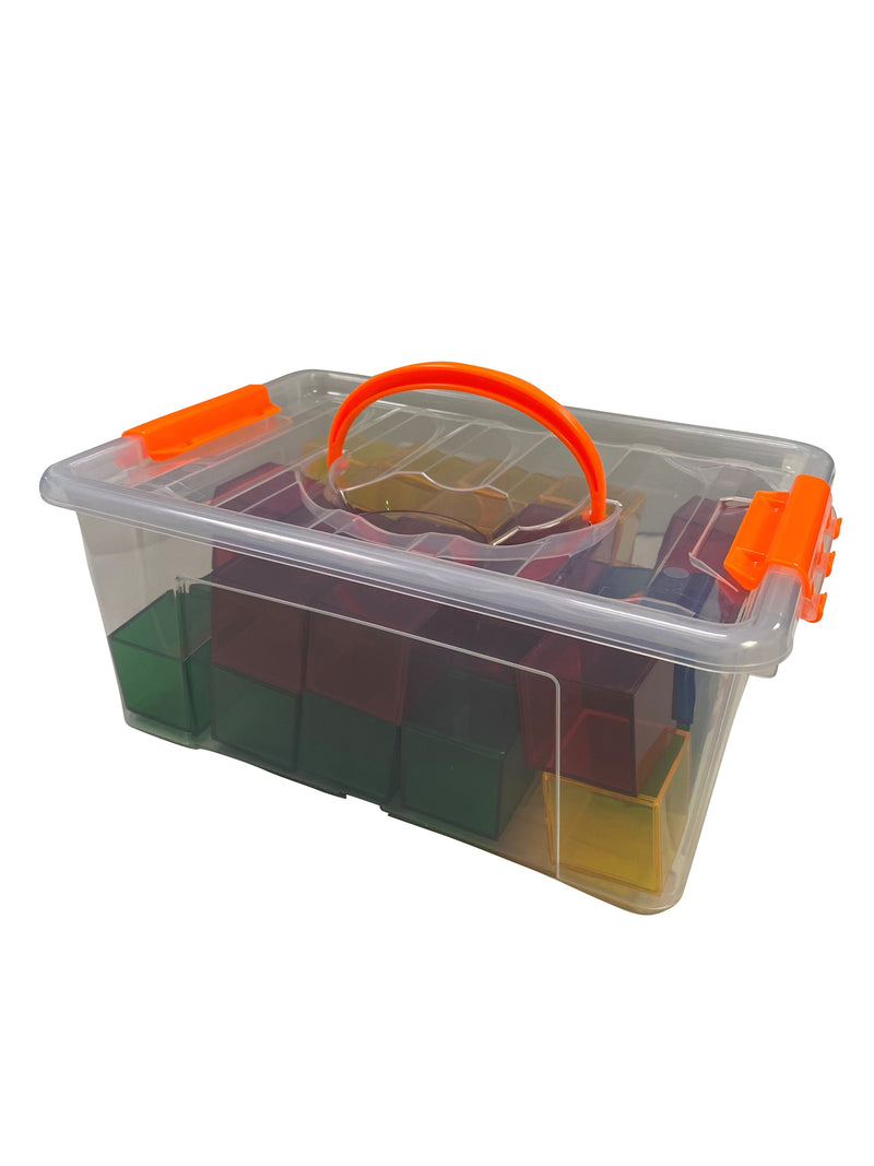 Translucent Cubes Construction Set (36 Pieces), Learning SPACE