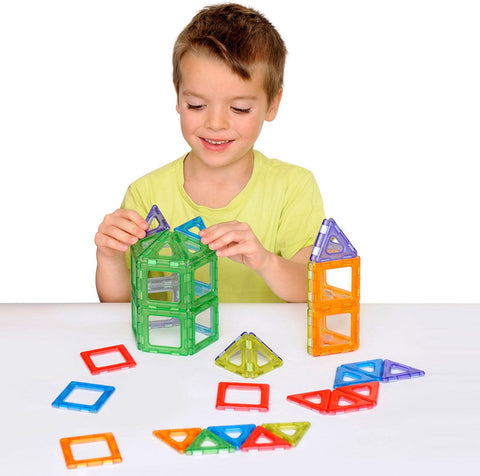 Translucent Magnetic Polydron 64 Piece Set-AllSensory,Dropship,Early Years Sensory Play,Engineering & Construction,Light Box Accessories,Polydron,S.T.E.M,Visual Sensory Toys-Learning SPACE
